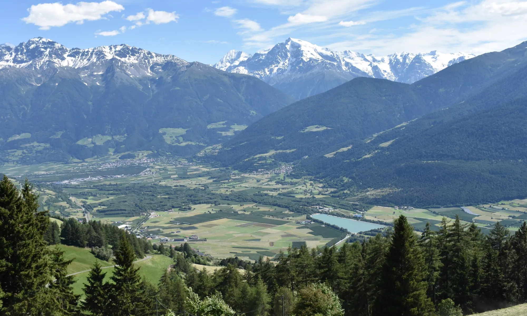 Ausblick auf die Bergwelt